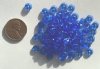 100 2x6mm Transparent Sapphire Rondelle Beads